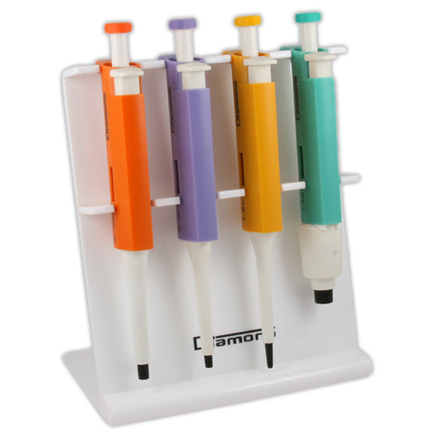 Pipette Stand, 4-Place Acrylic — for Diamond Pipettes, 1/Each | Globe Scientific