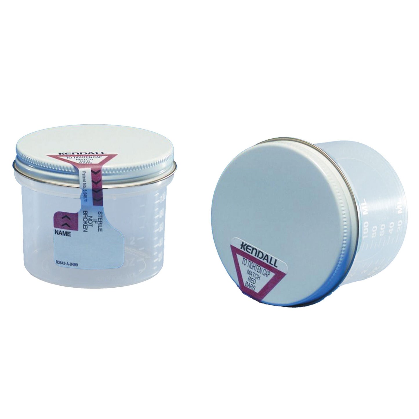 Precision Specimen Container 1-3/4 X 1-3/4 Inch (1.5 oz.) Screw Cap Unprinted