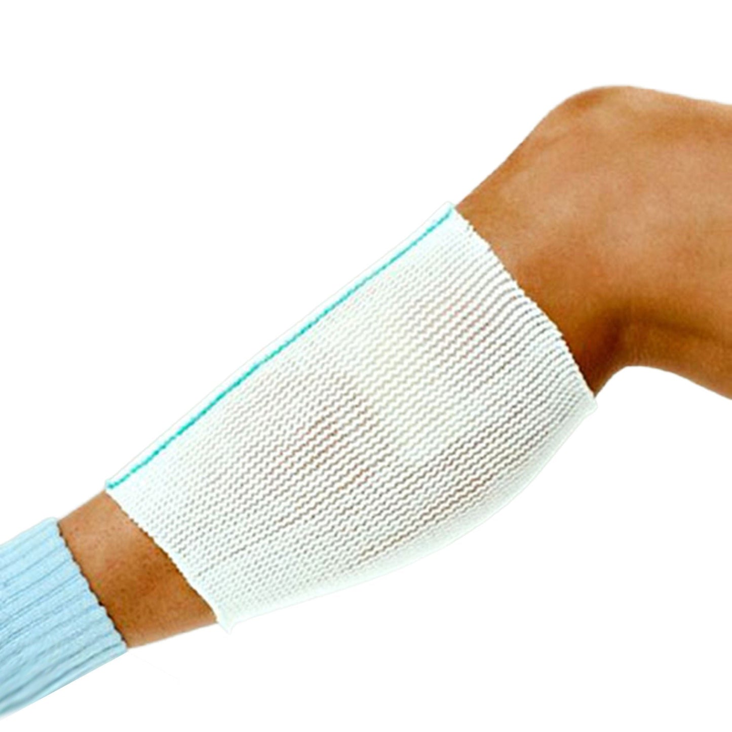 X-Span Elastic Net Retainer Dressing Tubular White / Gold Polyester / Spandex Size 1 Length Medium Finger / Toe