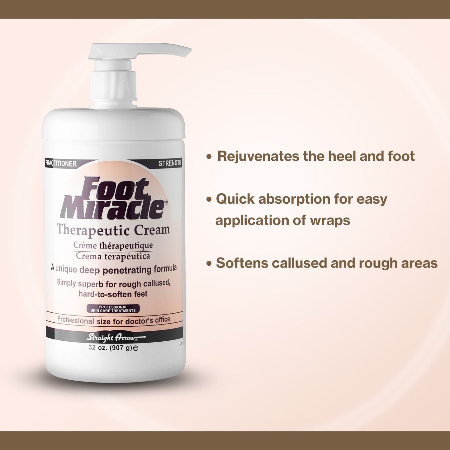 Foot Miracle® Therapeutic Cream, Bottle