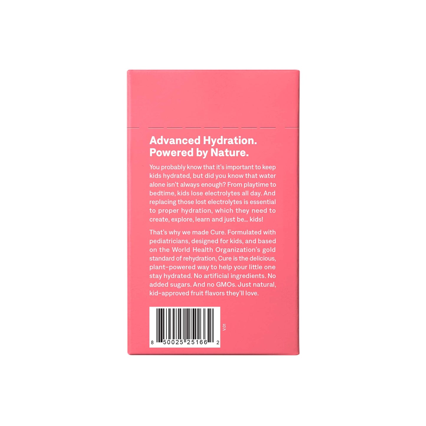 Cure® Kids Electrolyte Drink Mix, Pink Lemonade, 7.5-gram Packet