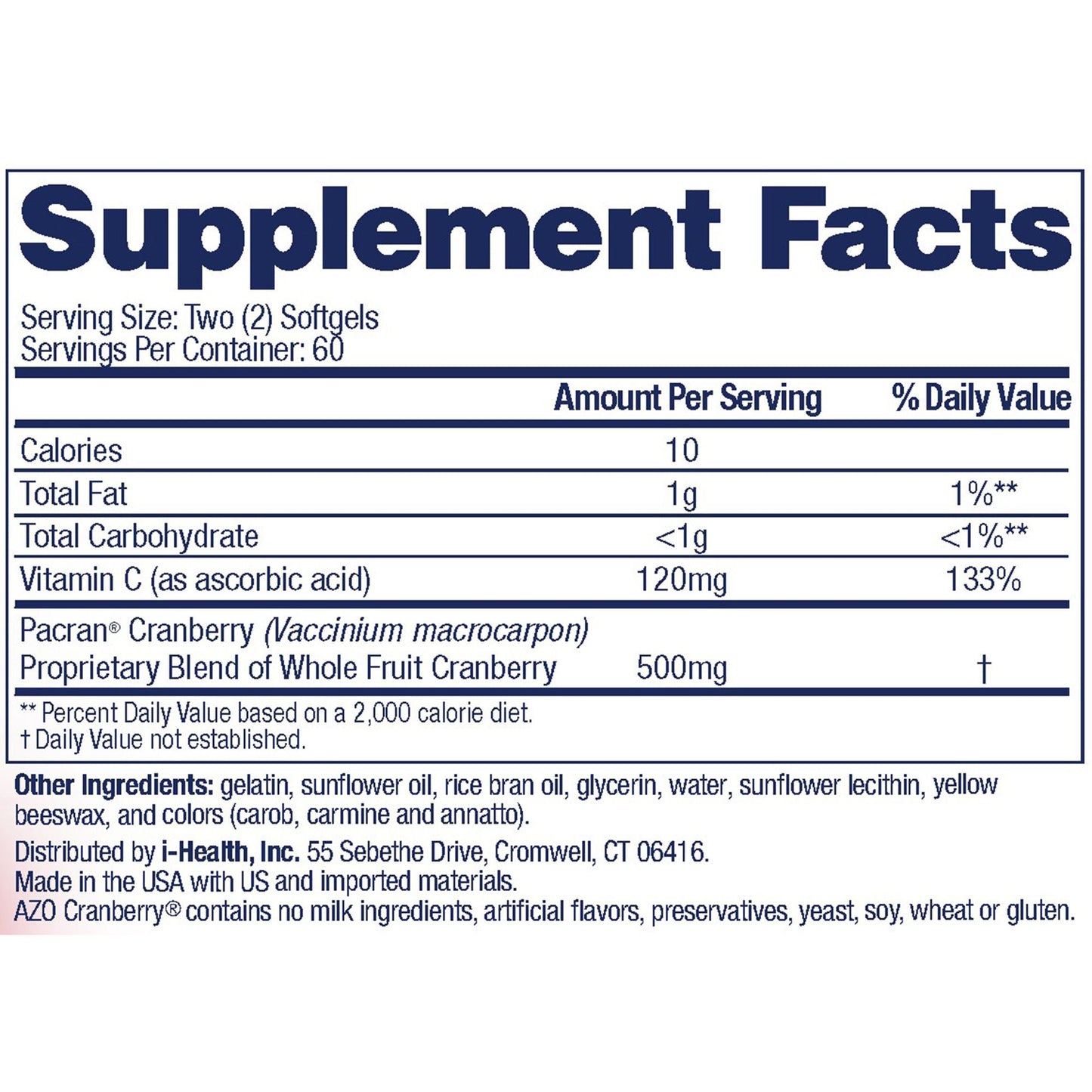 AZO Urinary Tract Health Dietary Supplement Softgel