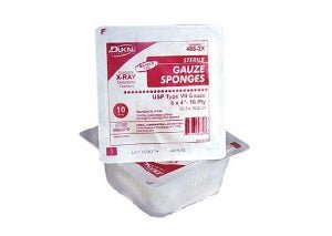 Dukal™ Sterile USP Type VII X-Ray Detectable Gauze Sponge, 16-Ply