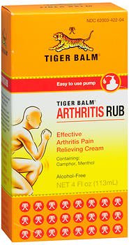 Tiger Balm® Arthritis Rub, 11% Camphor and 11% Menthol, Pump Bottle