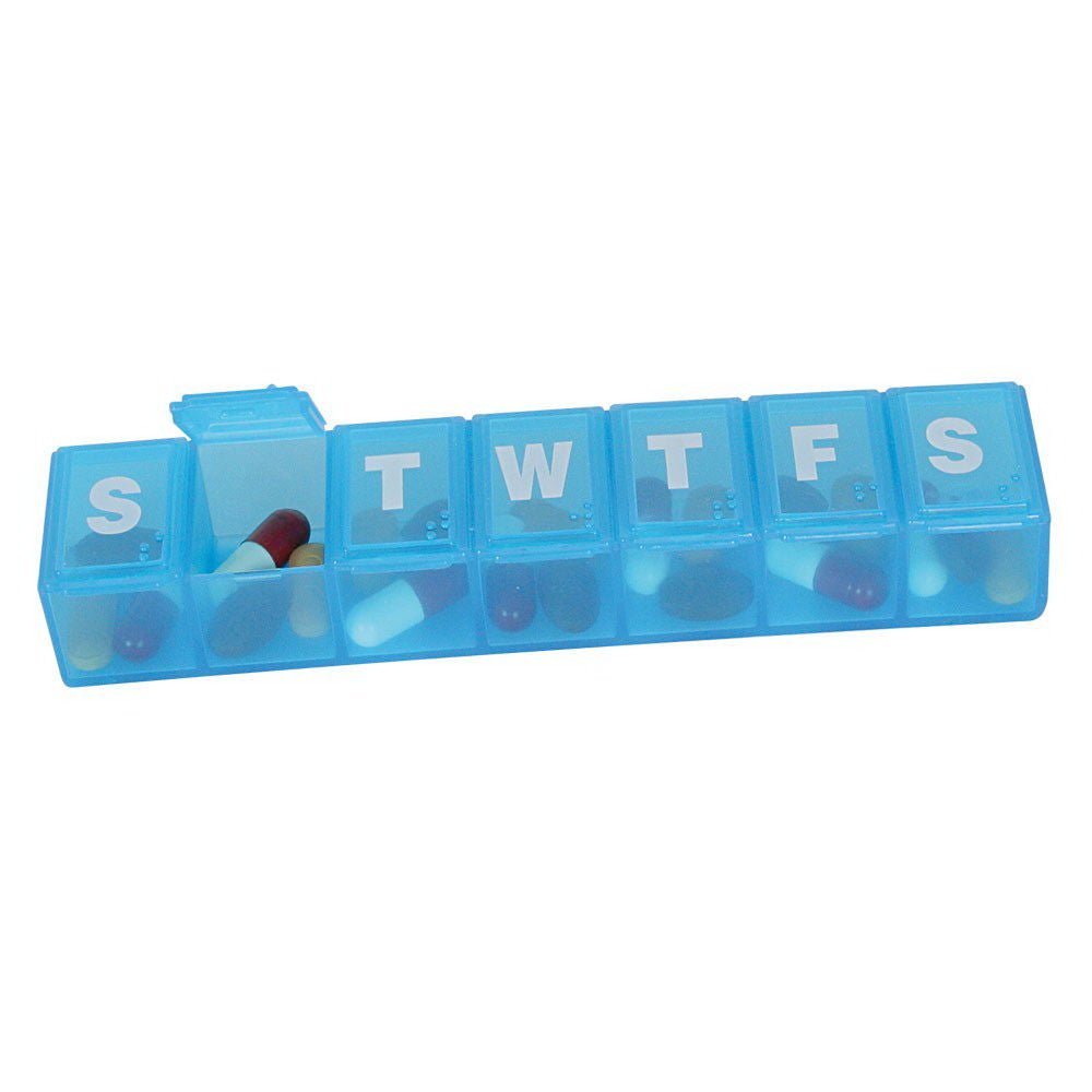 EZY Dose® Classic Weekly Pill Organizer, Large Compartments