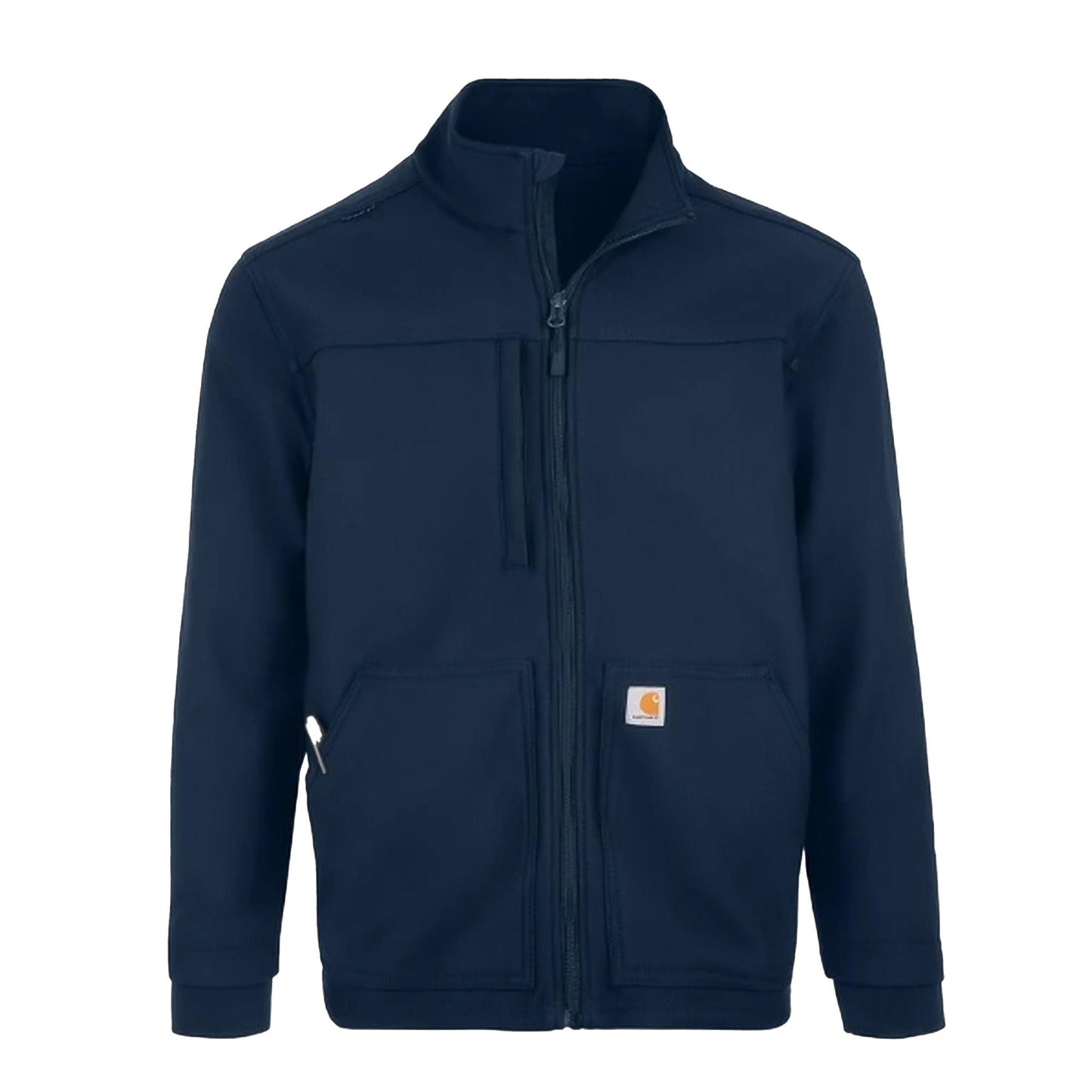 Carhartt Force Rugged Flex Warm-Up Jacket Navy Blue 2X-Large Hip Length 100% Polyester Reusable