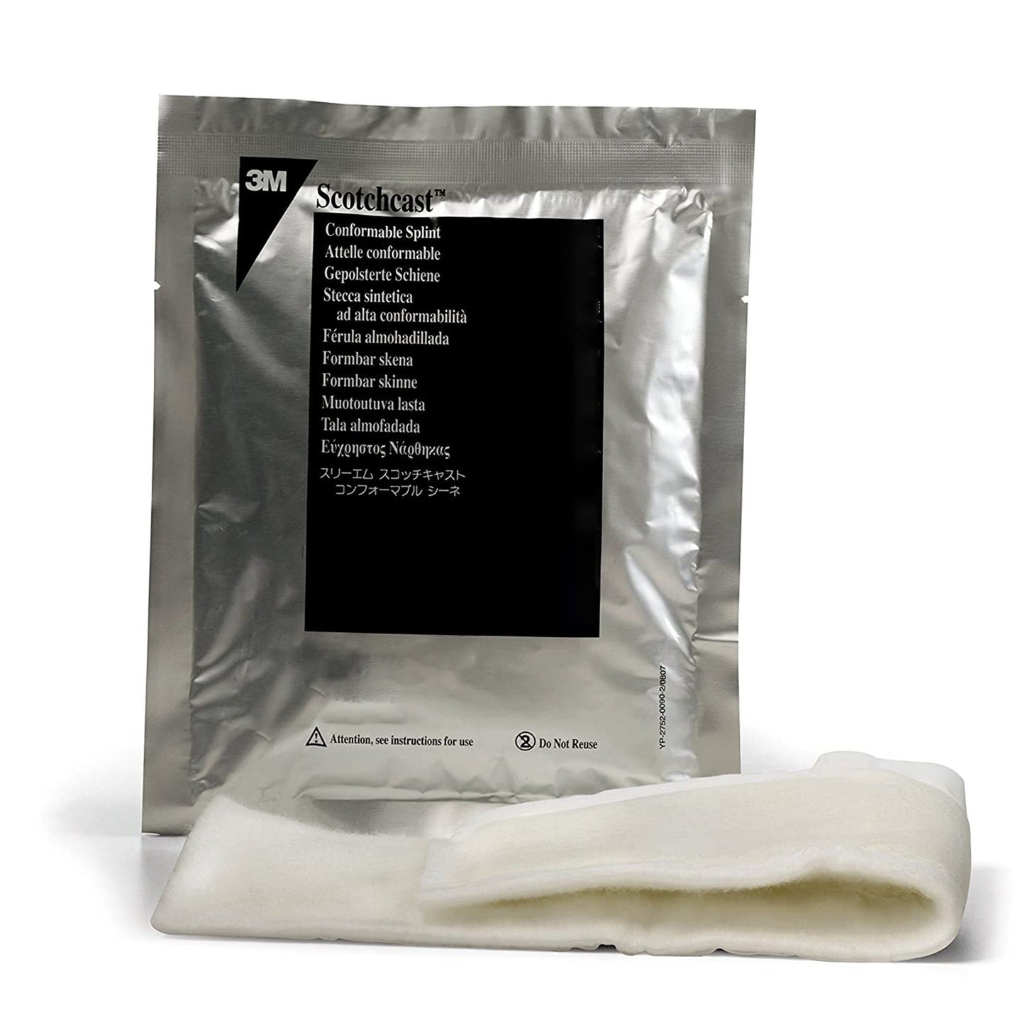 3M™ Scotchcast™ Quick Step Double Sided Felt Padded Precut Splint, 2 x