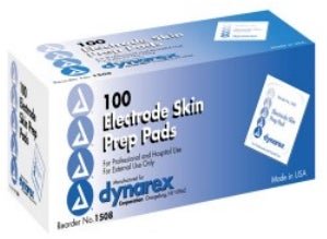 Dynarex Electrode Skin Prep Pad 70% Strength Isopropyl Alcohol Individual Packet
