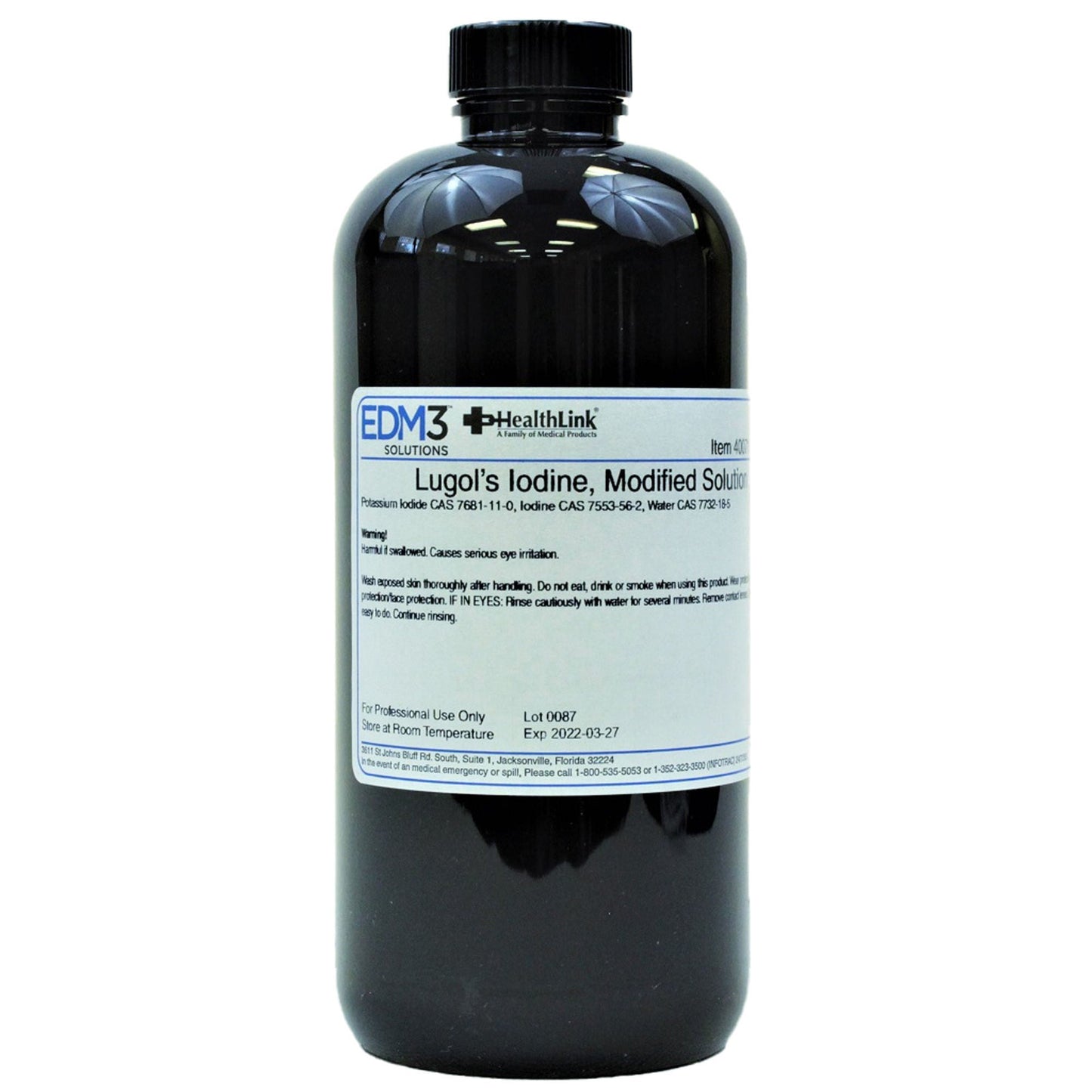 Modified Lugol's Iodine Stain, 2.1%