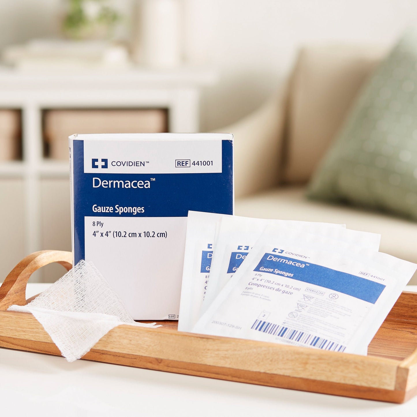 Dermacea™ Sterile Gauze Sponge, Eight-Ply