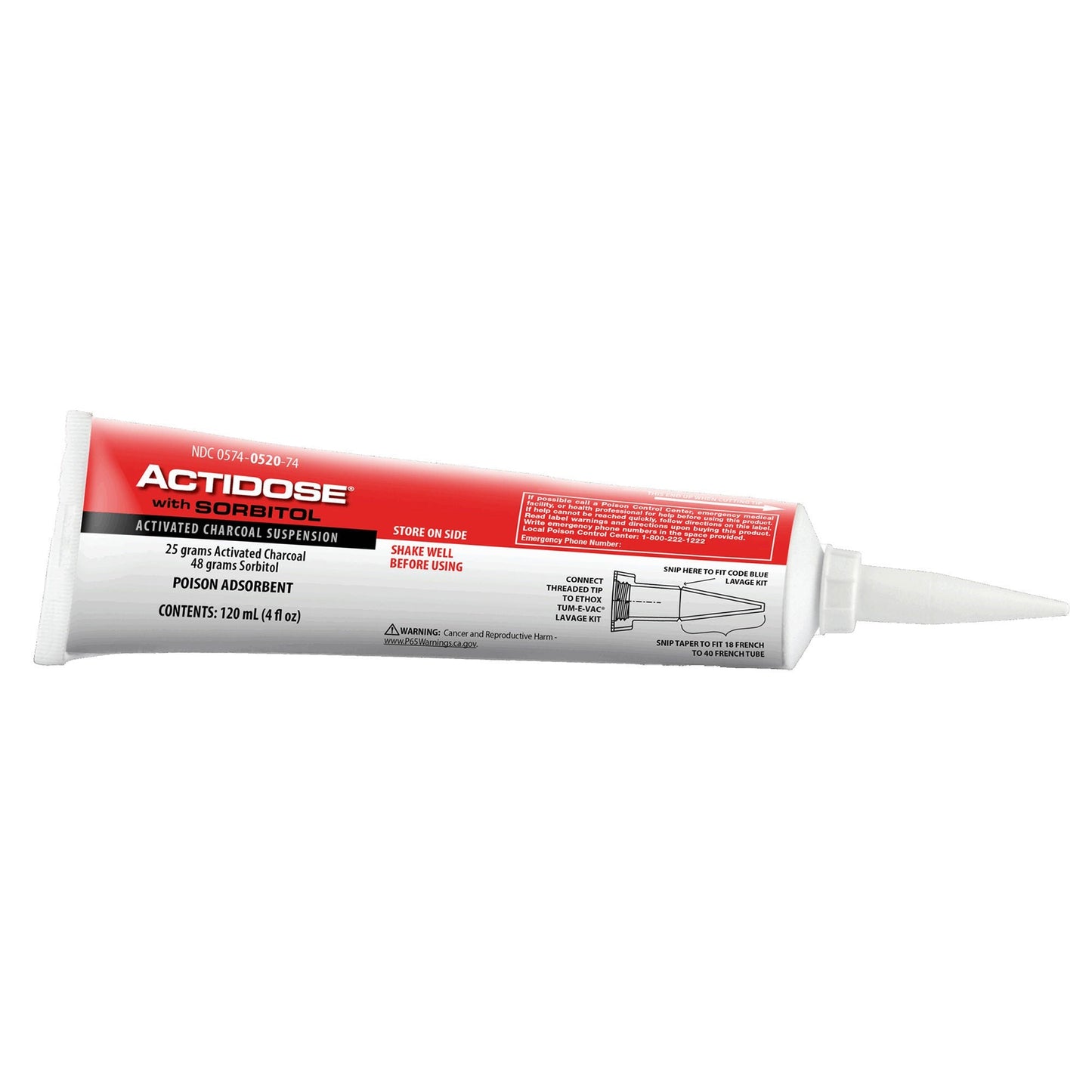 Actidose® with Sorbitol Activated Charcoal Suspension, Tube