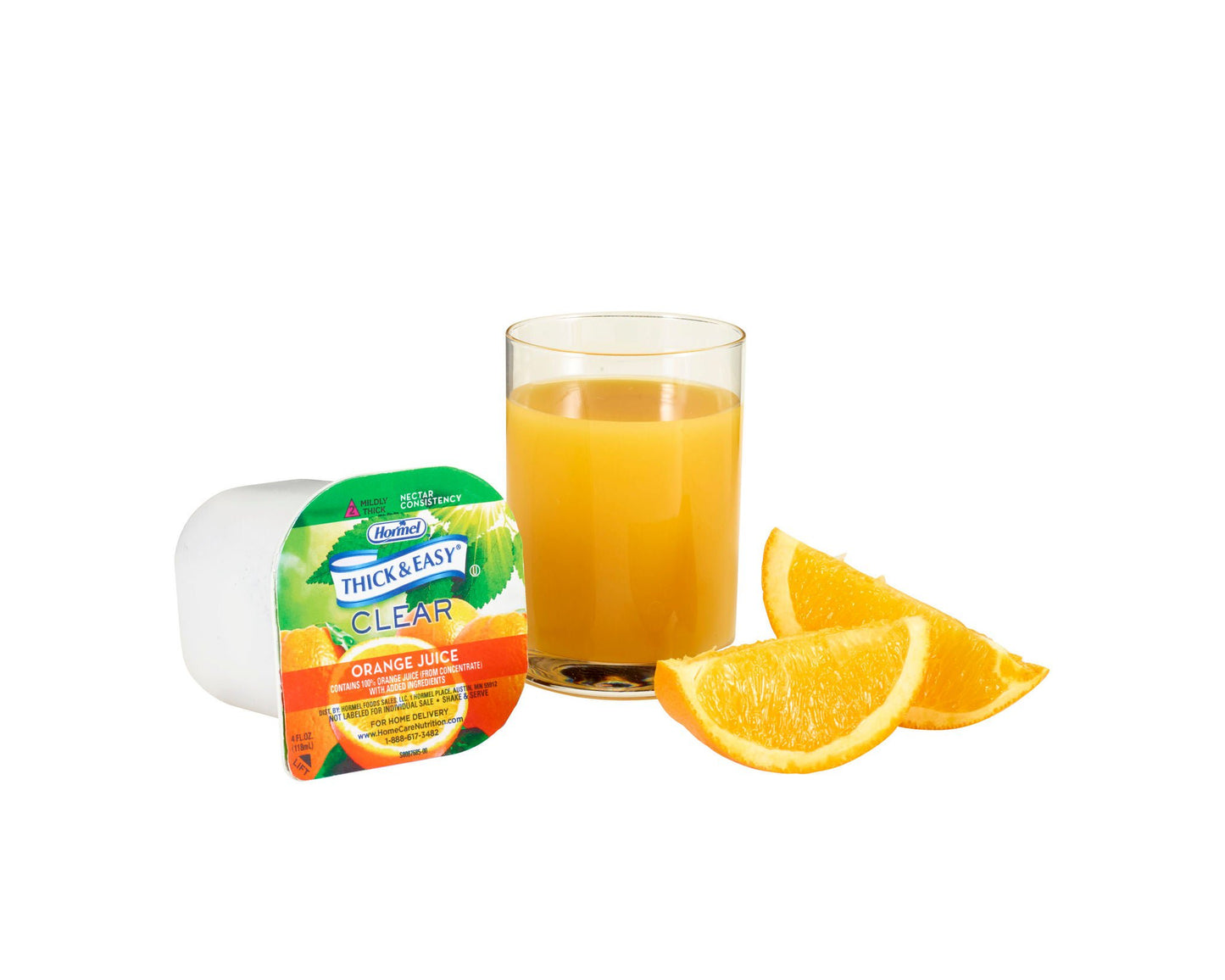 Thick & Easy® Clear Honey Consistency Orange Thickened Beverage, Cup