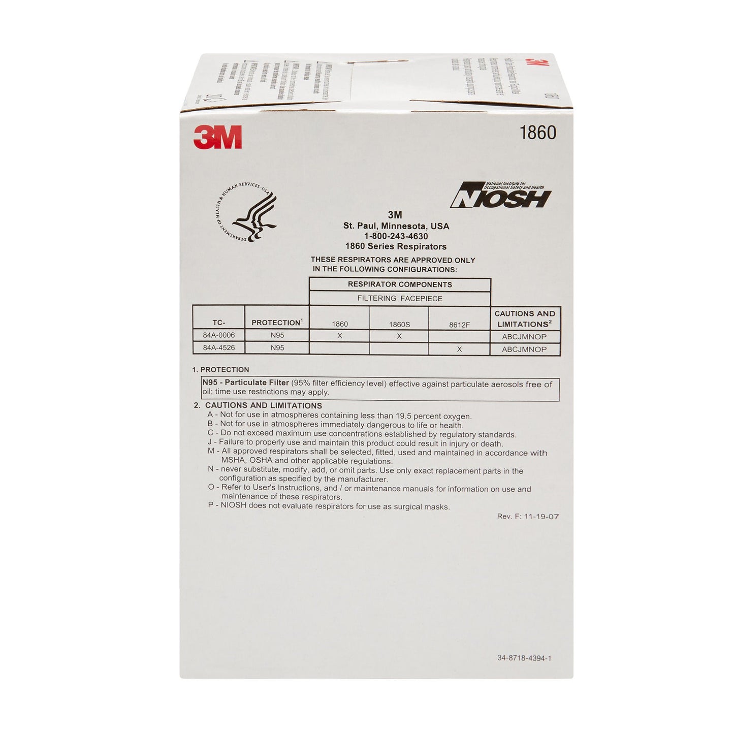 3M™ Particulate Respirator / Surgical Mask