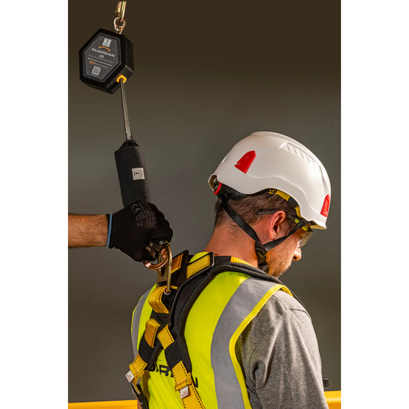 Guardian Fall Protection CR5 SRL 4200070 – attached to a harness back D-ring