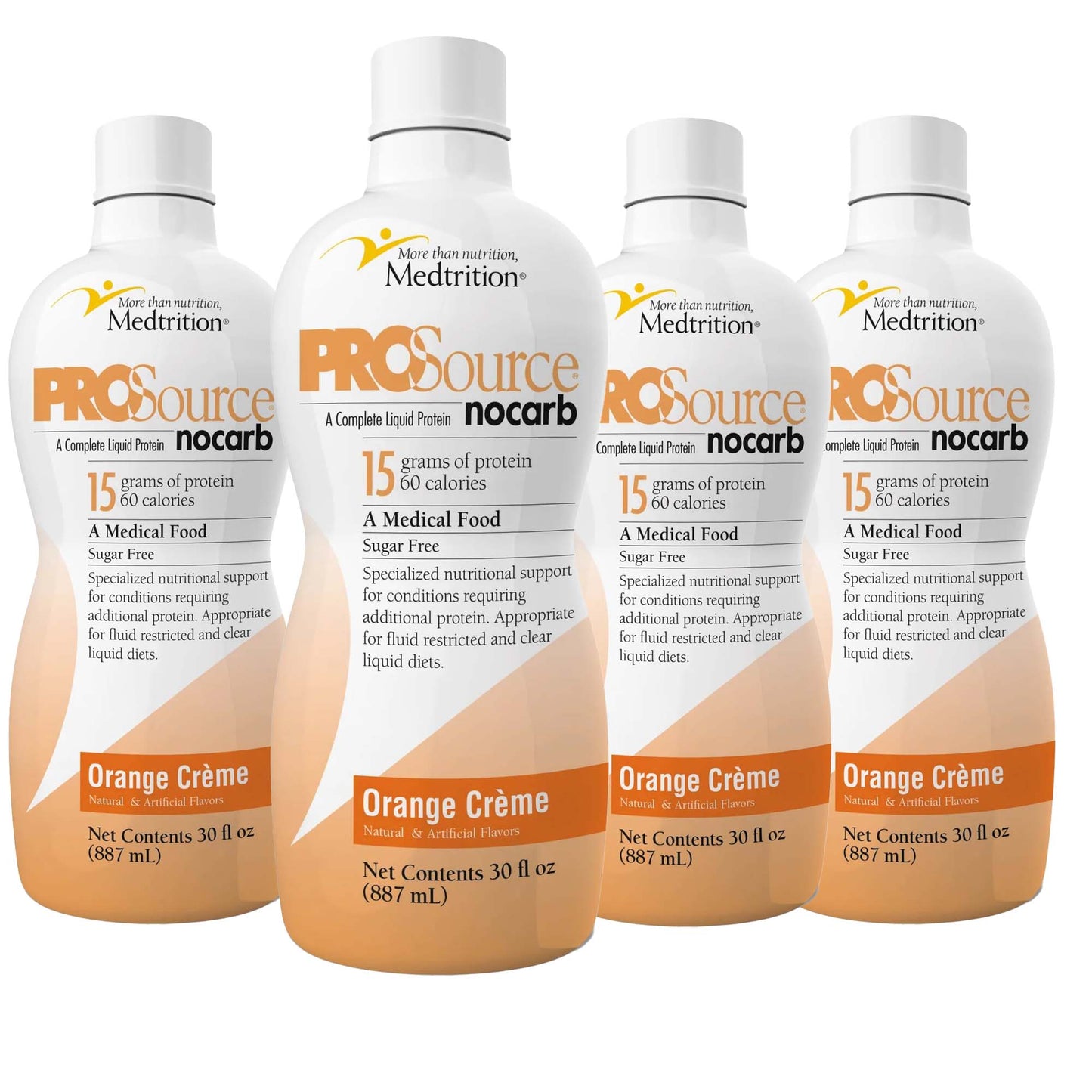 ProSource NoCarb™ Orange Crème Collagen & Whey Protein Formula, Bottle