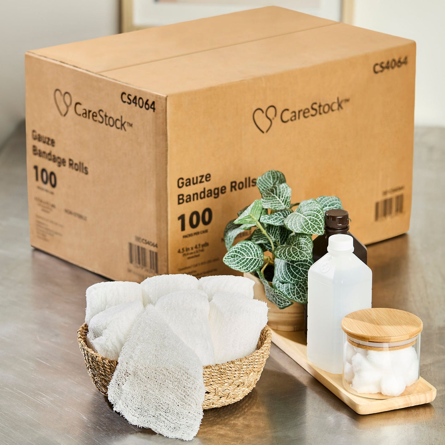 CareStock™ Nonsterile Gauze Bandage Roll, Sterile