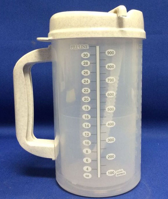 Graduated Drinking Mug, Gray