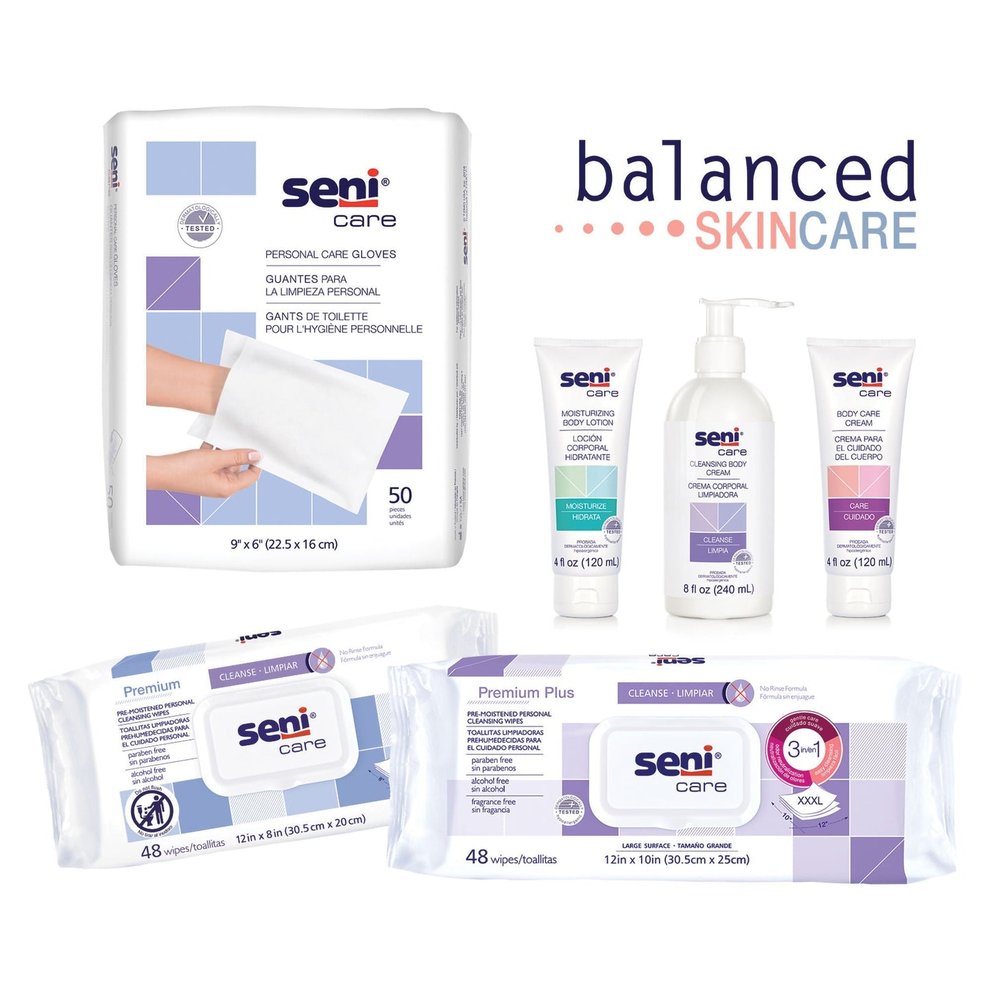 Seni® Care Moisturizing Body Lotion, tube