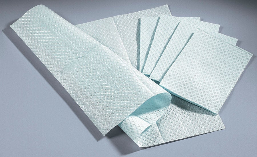 Medline Procedure Towel 13 W X Inch White