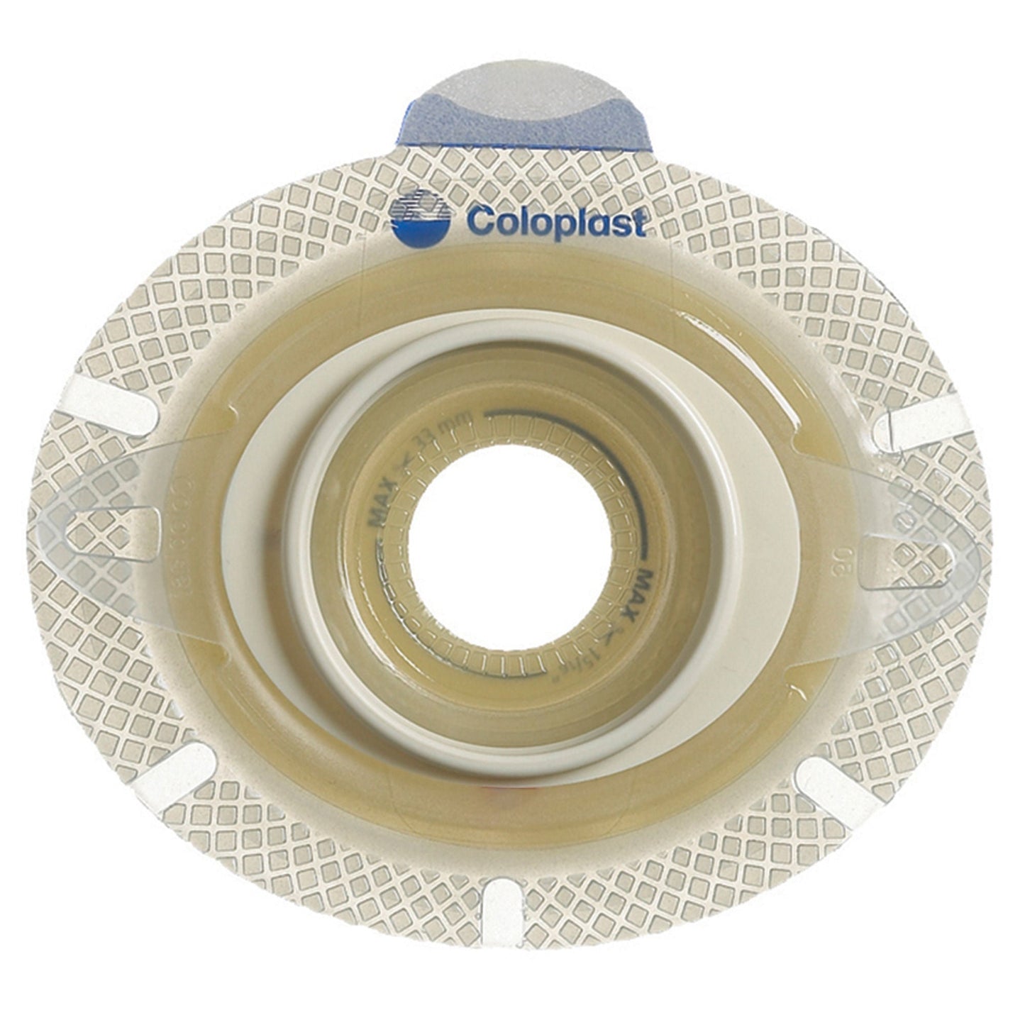 SenSura® Click Xpro Flat Barrier Ostomy Barrier, Trim to fit , Yellow