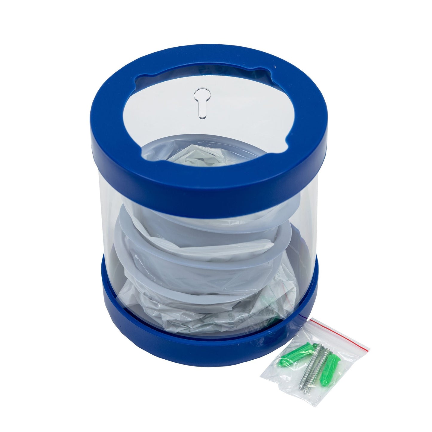 LSL Emesis Bag Dispenser Clear Plastic Manual Pull