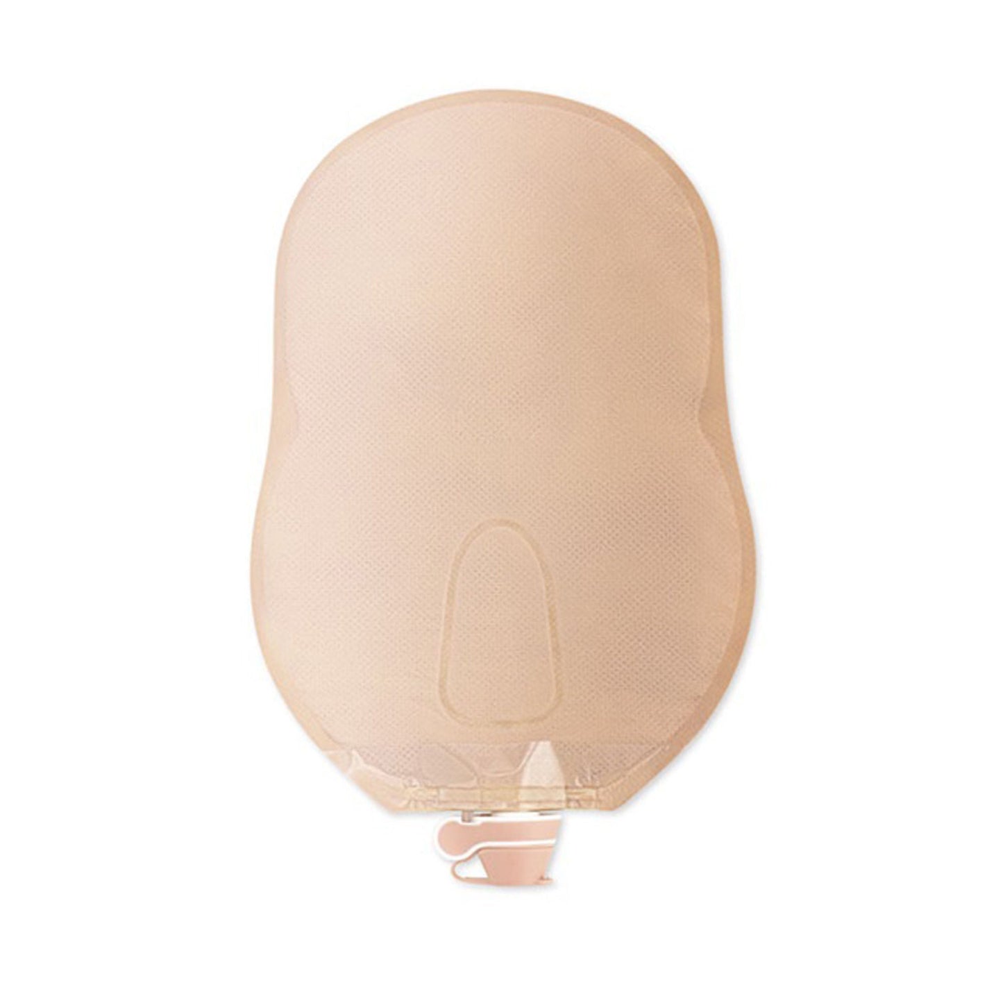 New Image™ 18412 Two-Piece Transparent Urostomy Pouch, Flange, Green Match