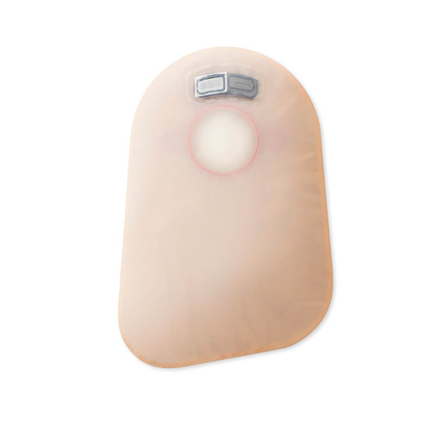 New Image™ 2-Piece Beige Ostomy Pouch, Pre-cut to Fit Stoma, Red Match
