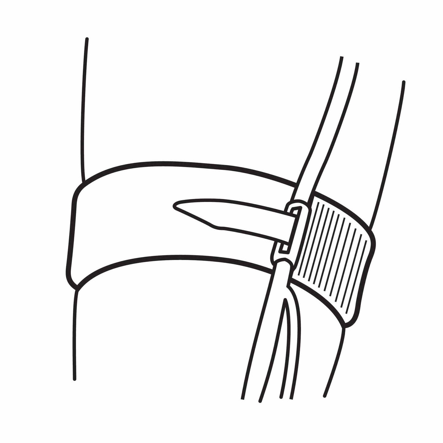 Halyard Leg Strap for Universal Indwelling Catheter