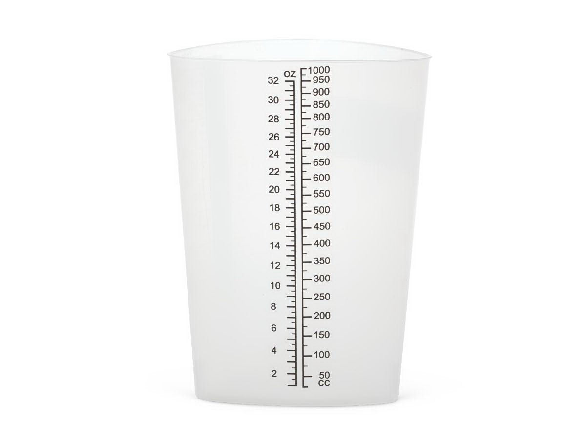 Graduated Container Triangular Polypropylene (32 oz.)