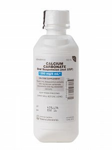 Calcium Carbonate Oral Suspension for Phosphate Removal & Antacid, Unit Dose