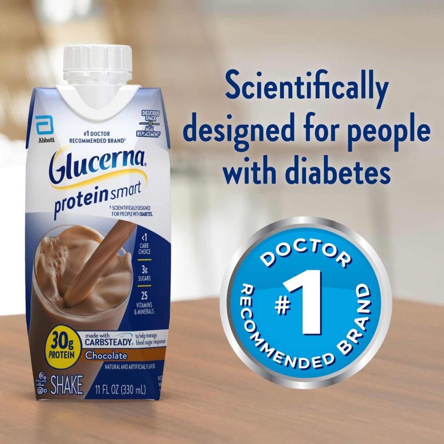 Glucerna® Protein Smart Shake, Chocolate