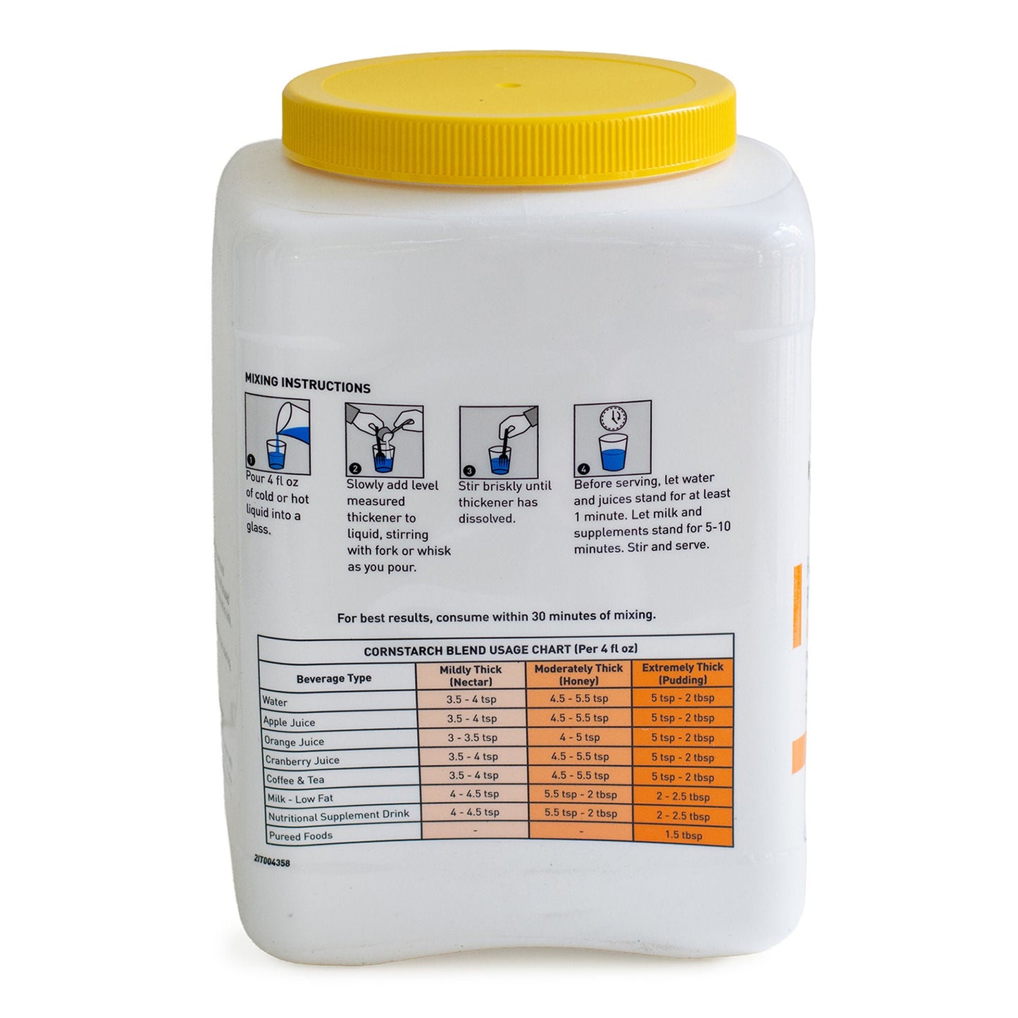 McKesson Food and Beverage Thickener Canister Unflavored Powder IDDSI Level 0 Thin
