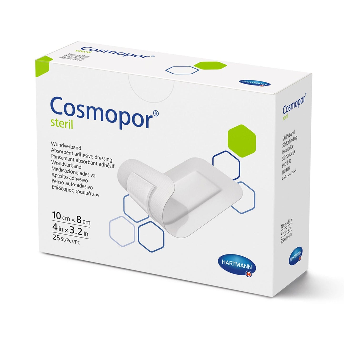 Cosmopor Transparent Dressing with Pad 4 Tab Delivery Rectangle