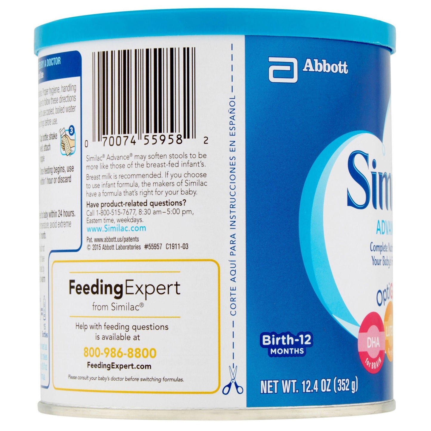 Similac® Advance® 20 Infant Formula, Powder, can