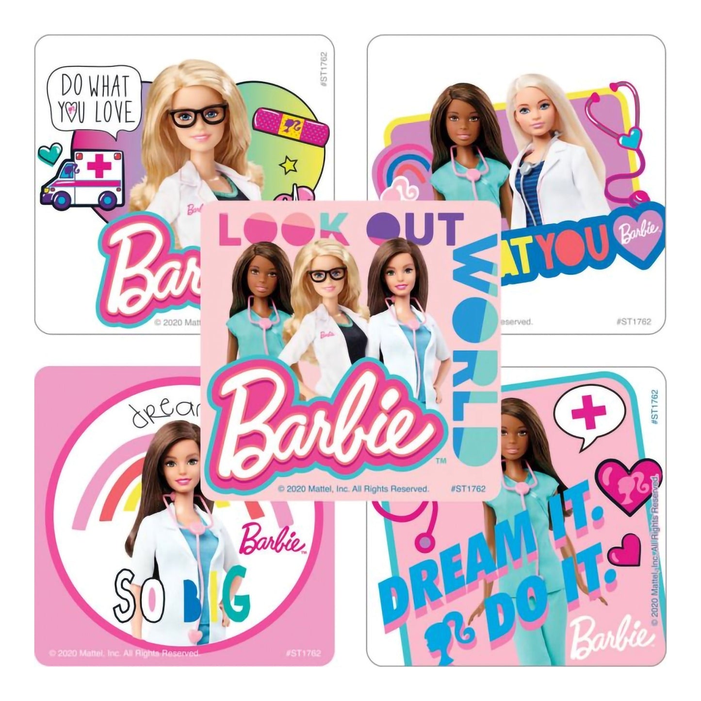 SmileMakers Sticker Barbie Doctor
