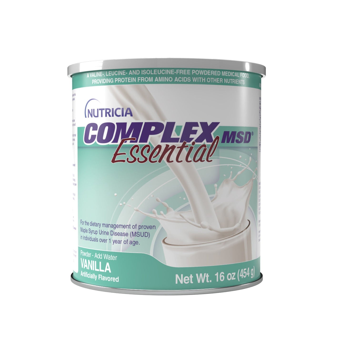 Complex MSD Essential Oral Supplement Vanilla Flavor Powder / 454 Gram Canister