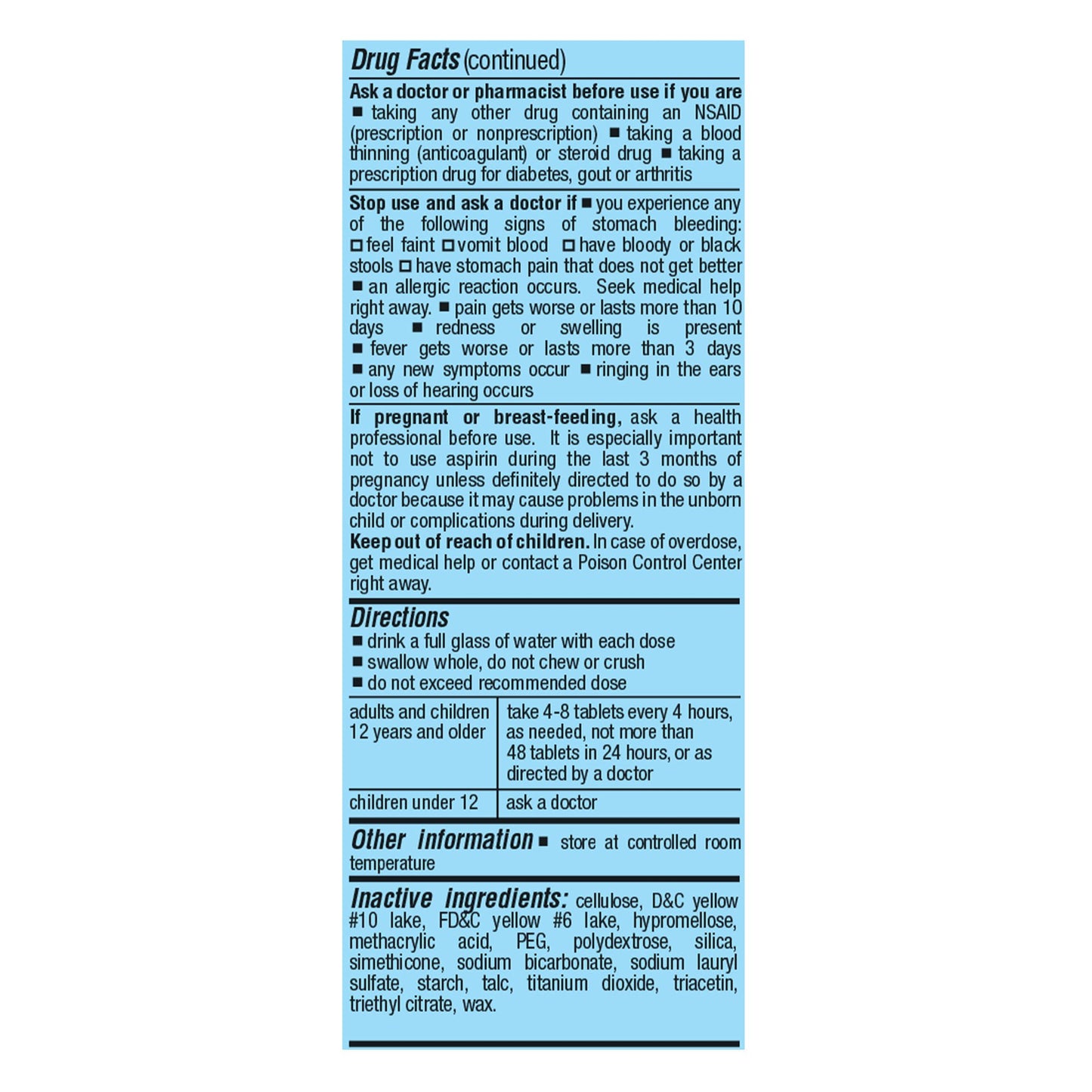 Geri-Care Pain Relief 81 mg Strength Aspirin Tablet
