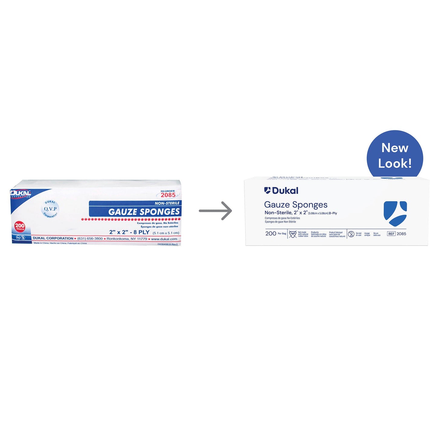 Dukal™ Gauze Sponge, 8-Ply