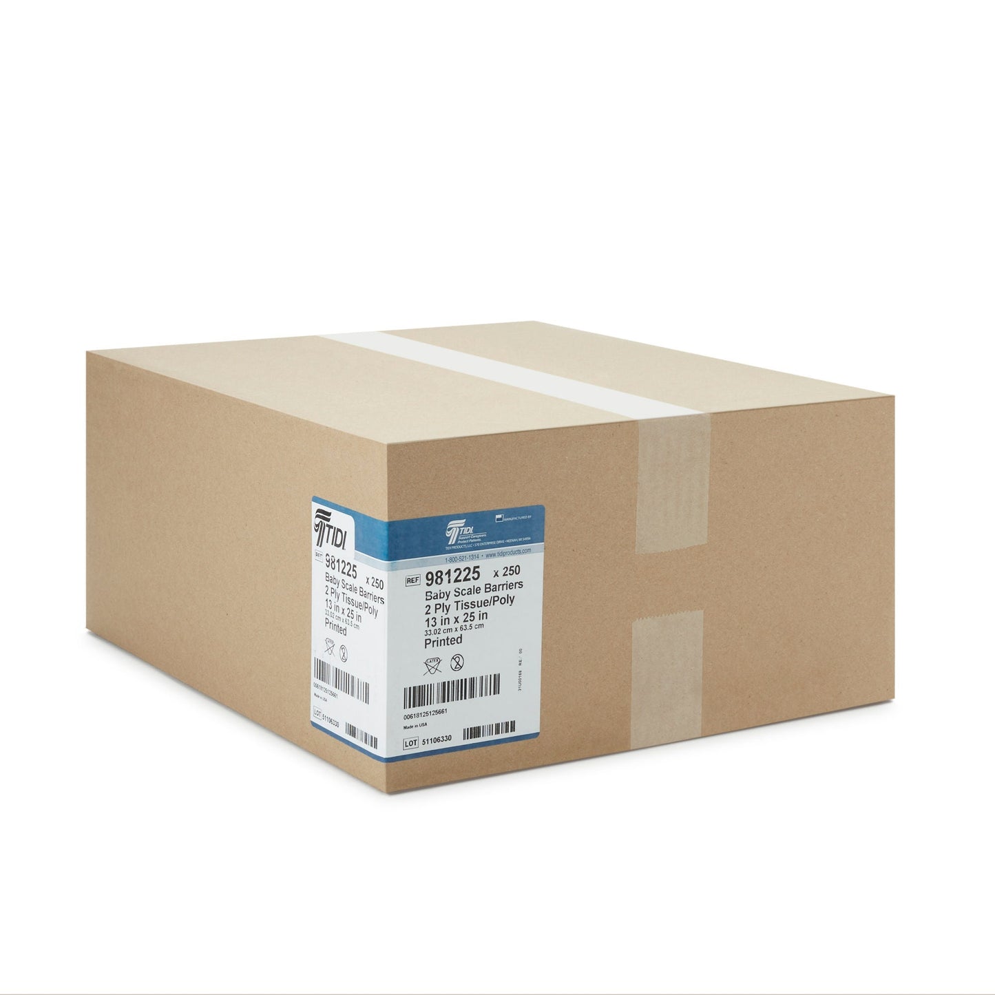 Tidi® Smooth Scale Liner Paper, Print (Pins, Bottles & Carriages)