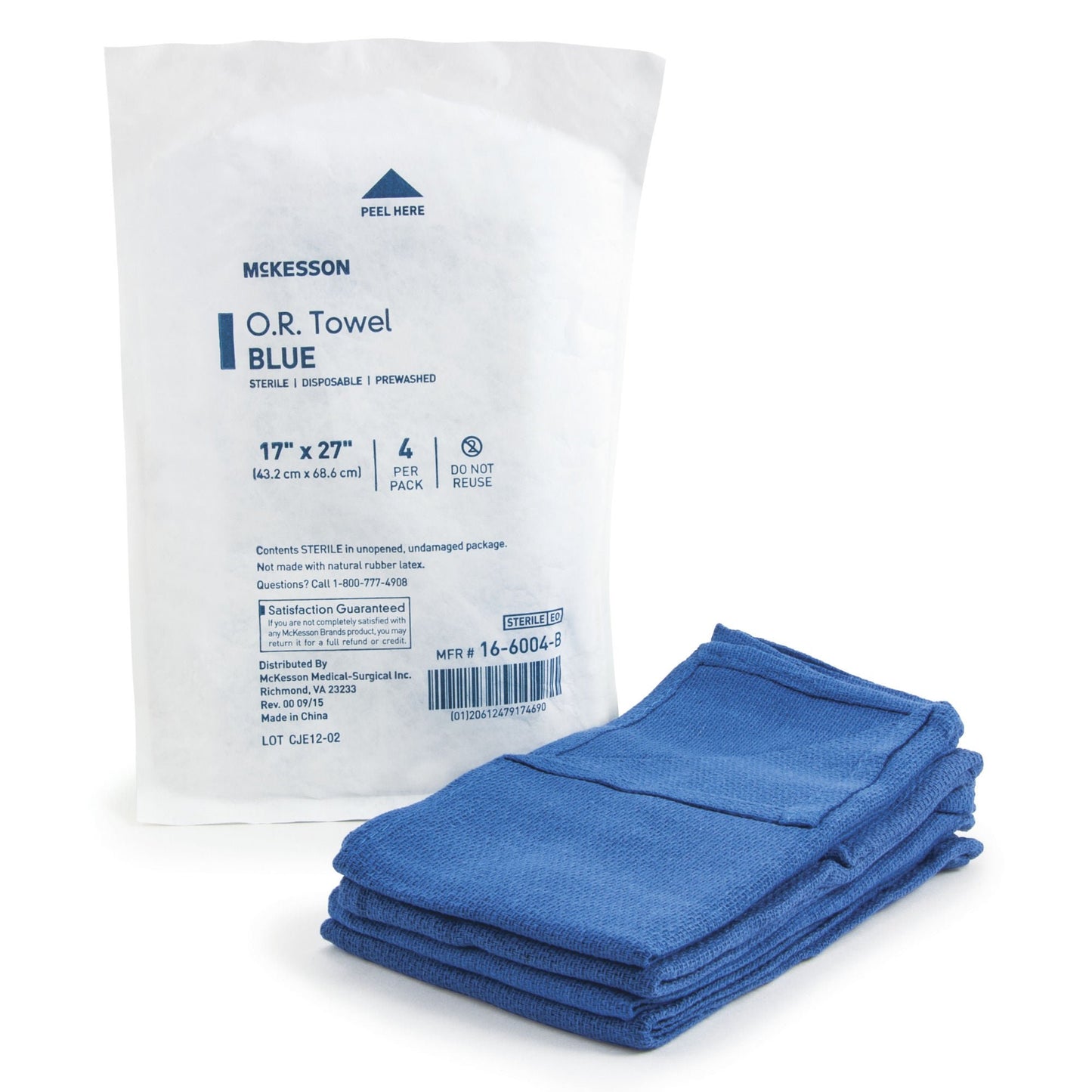 McKesson Sterile Blue O.R. Towel
