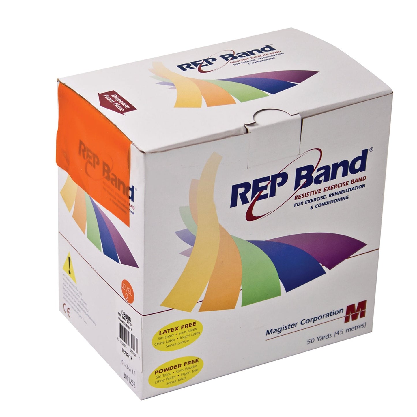 REP Band® Exercise Resistance Band, Orange, Light Resistance