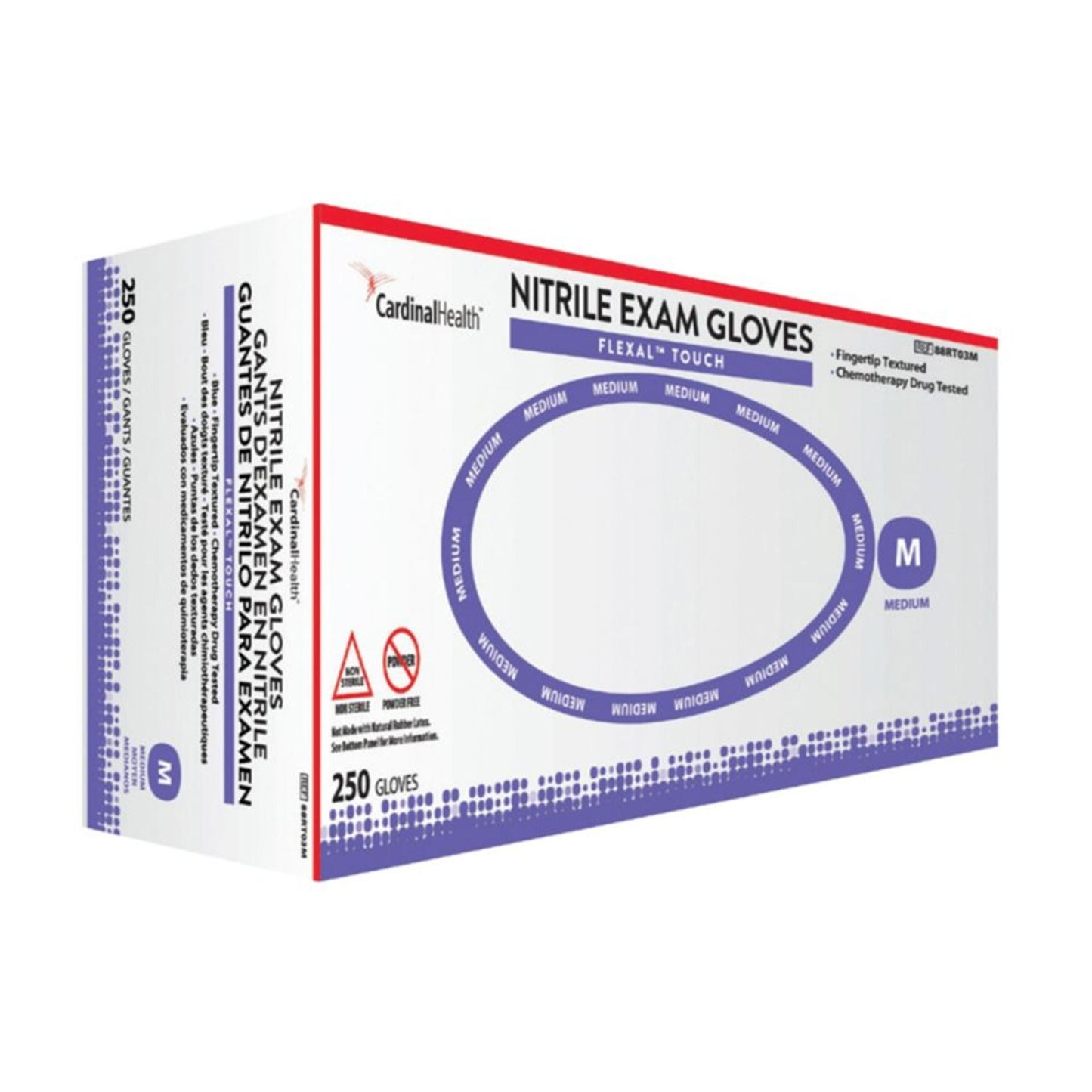 FLEXAL™ Touch Nitrile Exam Gloves, Blue - view 8