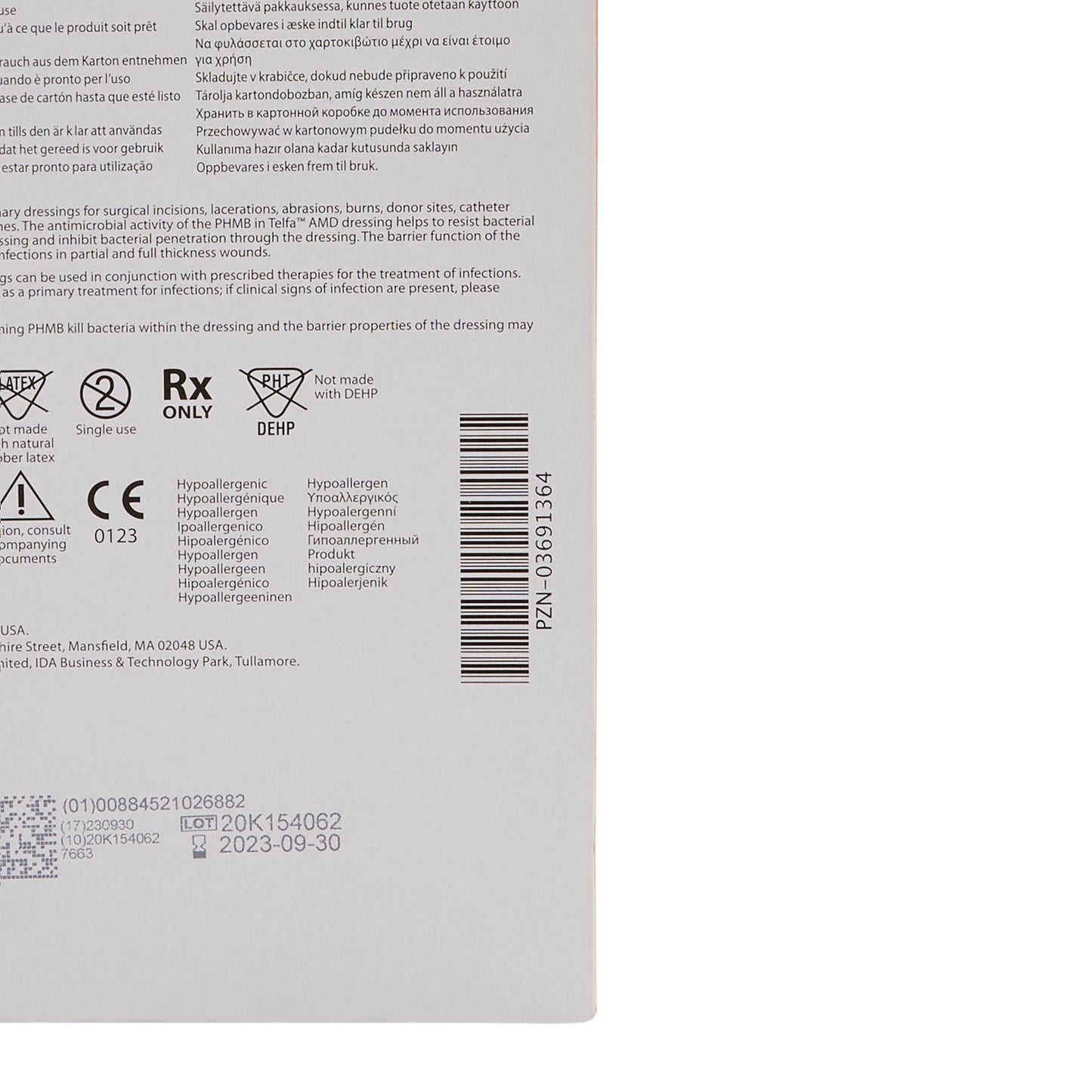 Telfa™ Impregnated Antimicrobial Dressing