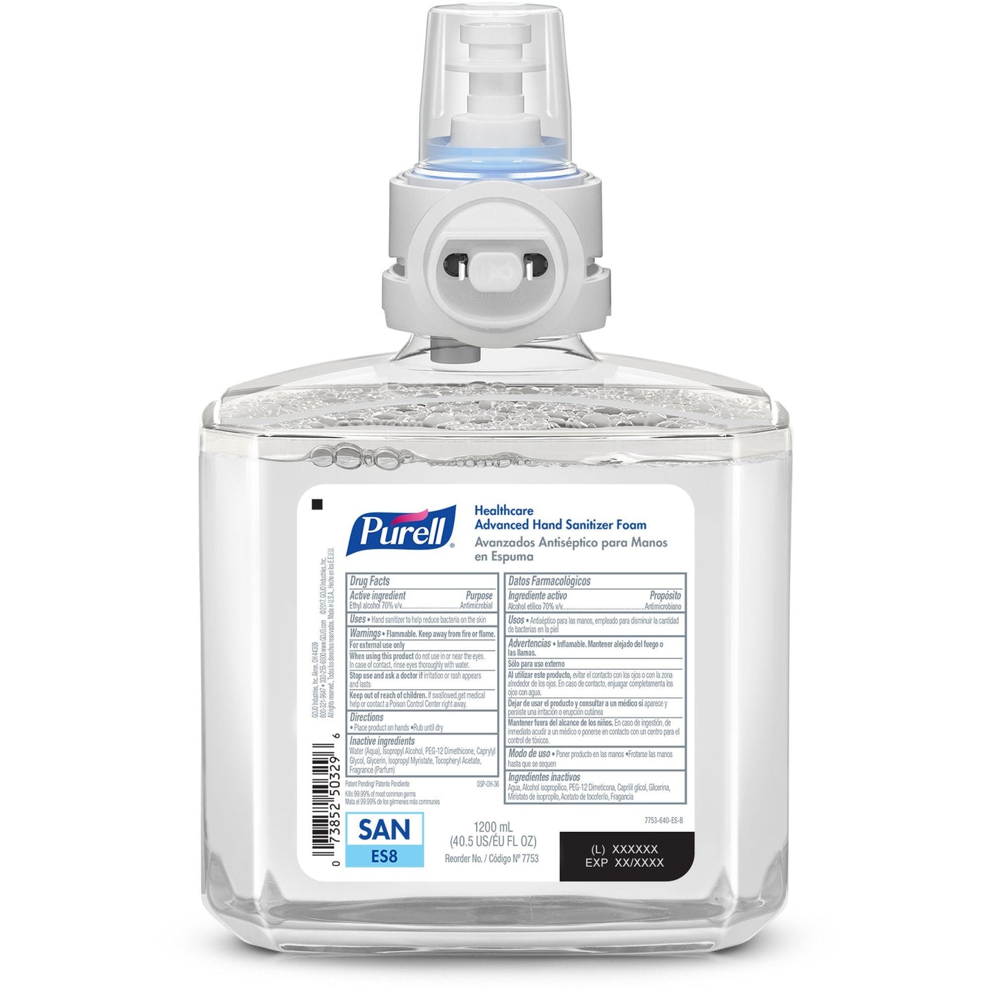 Purell® Healthcare Advanced Foam Hand Sanitizer Refill for ES8 Dispenser