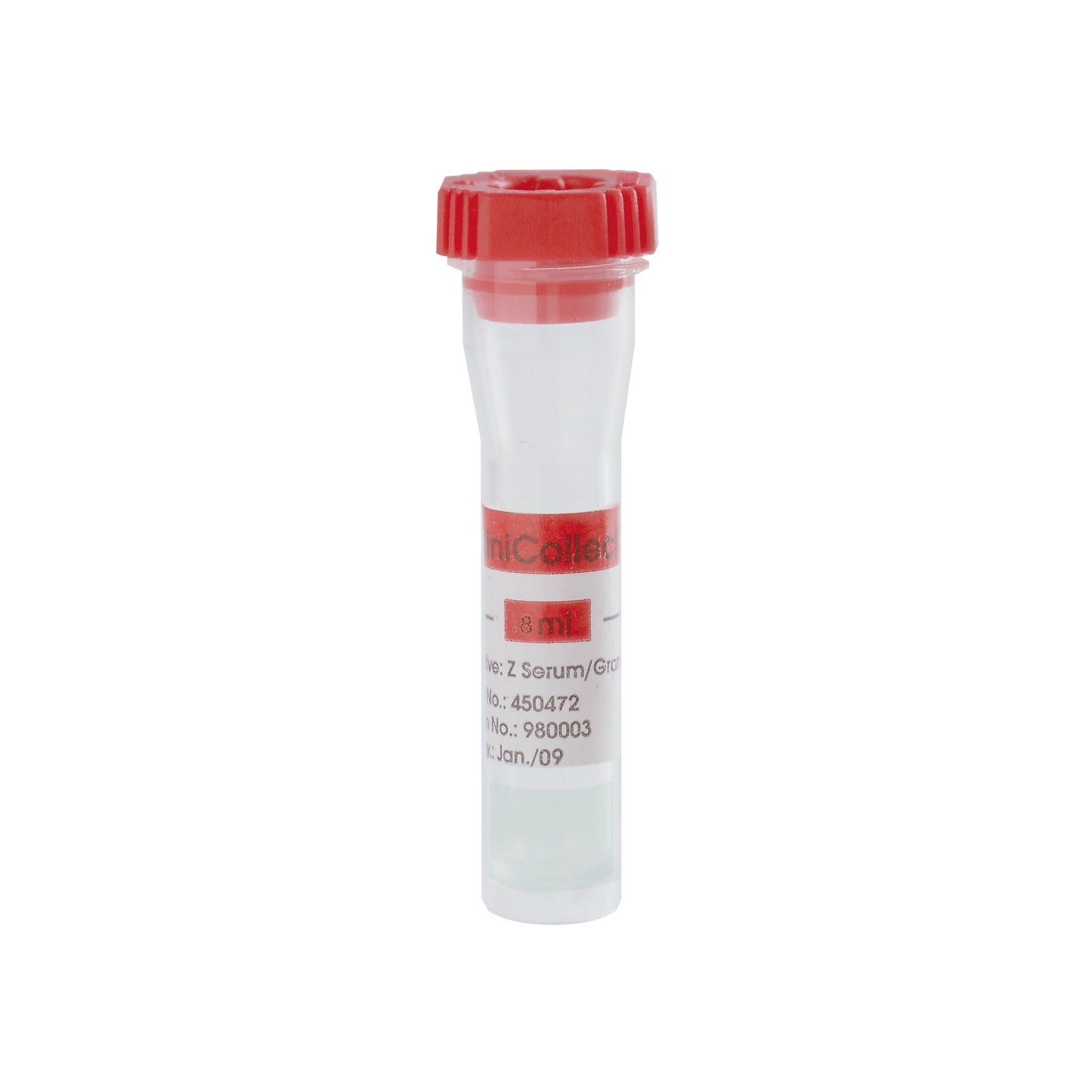MiniCollect® Capillary Blood Collection Tube, 800 µL