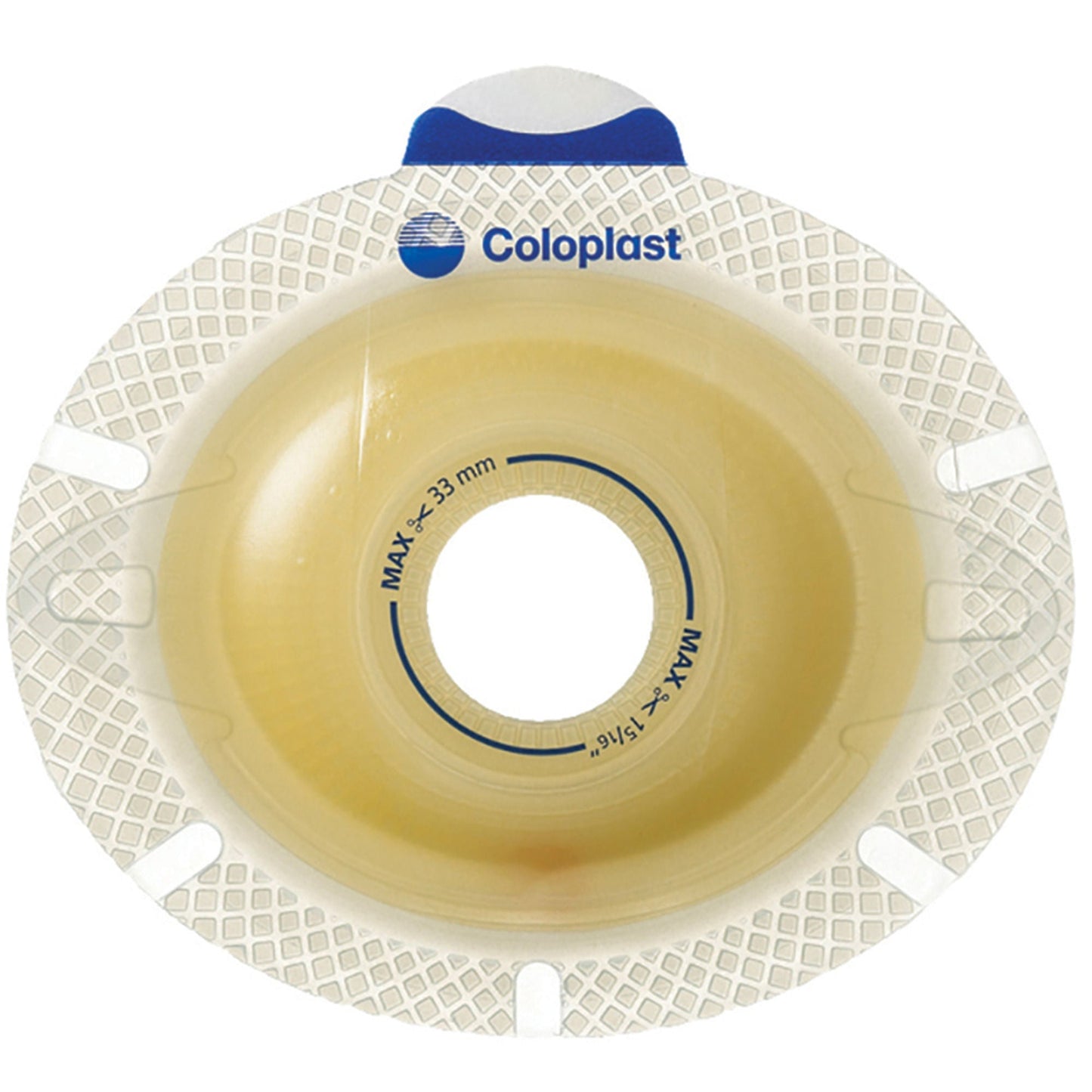 SenSura® Click Xpro Convex Light Ostomy Barrier, Stoma, Blue Match