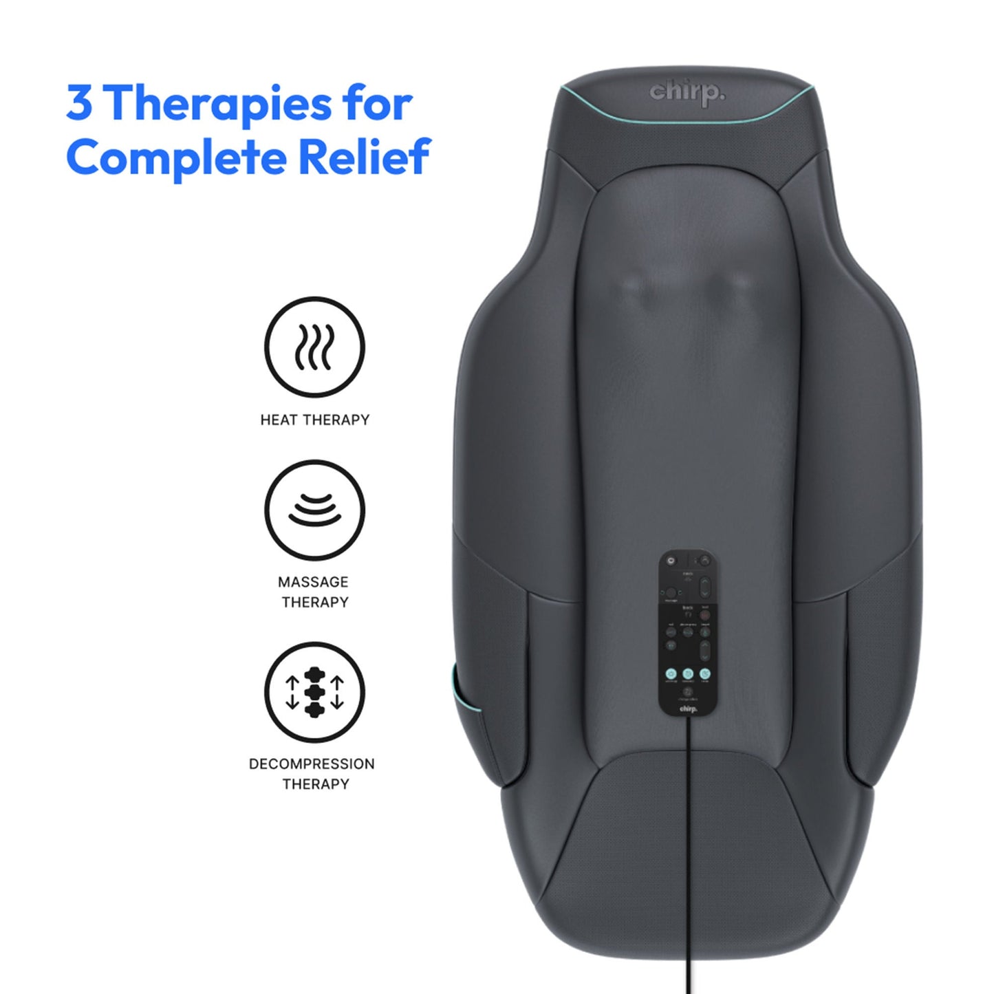 Chirp Decompression and Massage Table 22-2/5 W X Inch 7-1/5 Inch Height 400 lbs. Weight Capacity