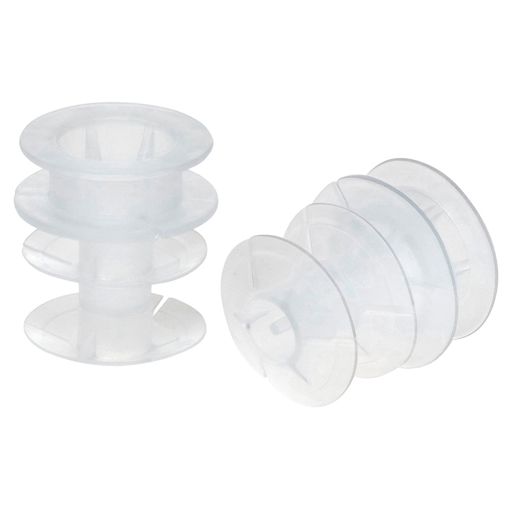 13 mm Caps for Beckman DXA5000, Clear PE — 1000/Case | Globe Scientific