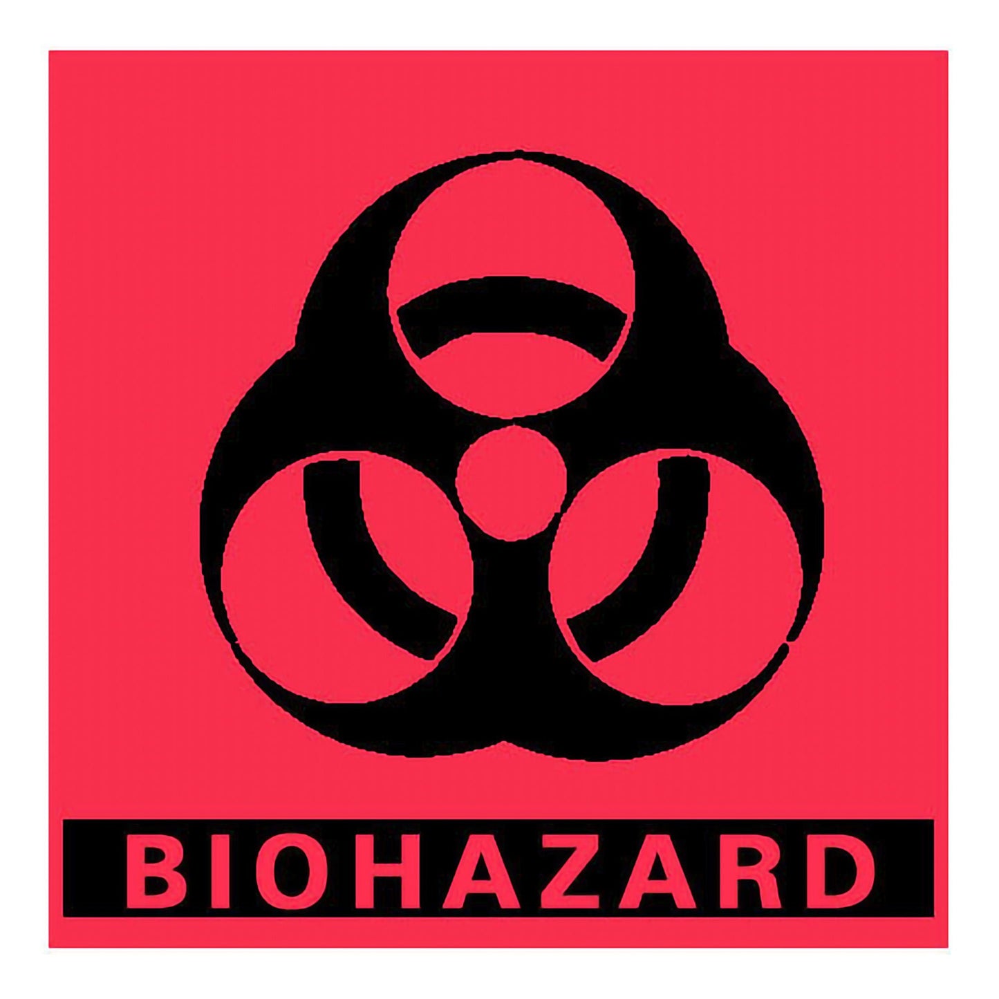 Barkley® Biohazard Warning Label