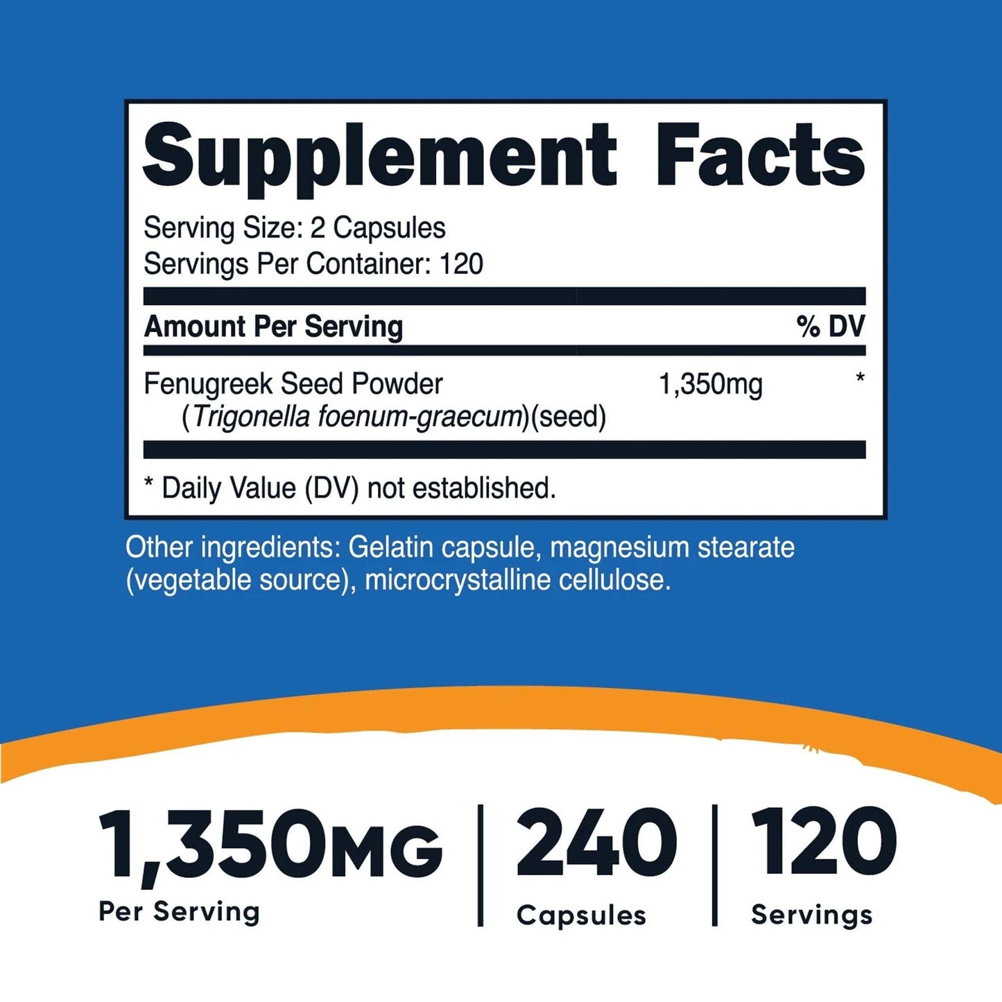 nutricost® 675 mg Fenugreek Capsules